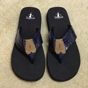 ☀️Navy Flip Flops☀️